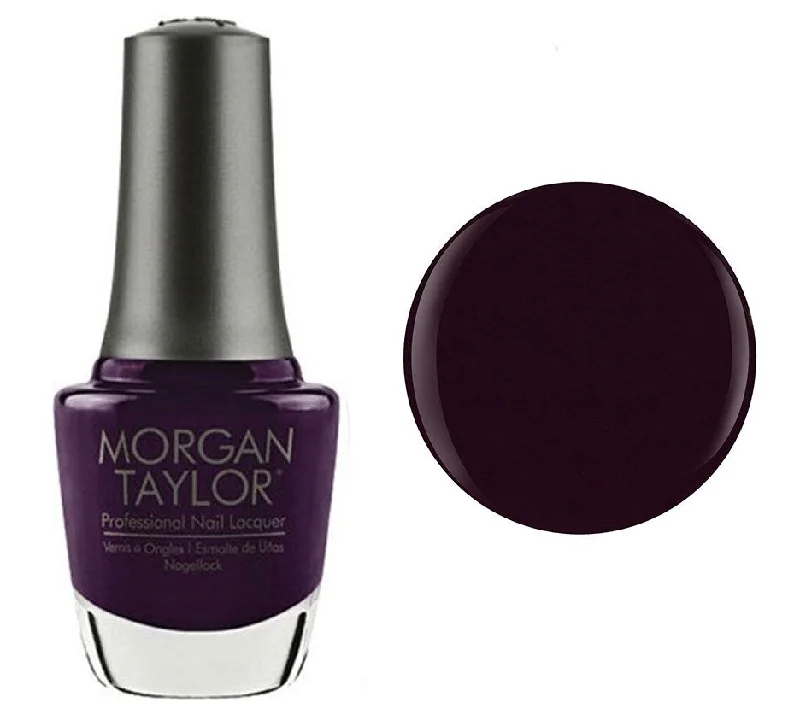 nail polish star dew-Morgan Taylor Lacquer Nail Polish - Love Me Like A Vamp - Dark Purple Creme - 15ML