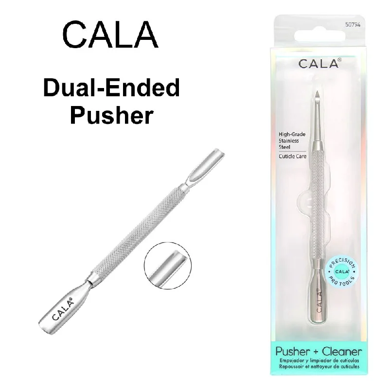 nail repair for nail extension damage-Cala Cuticle Pusher, Dual Ended (50793)