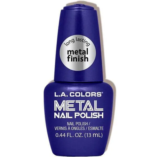 nail polish log shingle-LA Colors Metal Polish Glacier