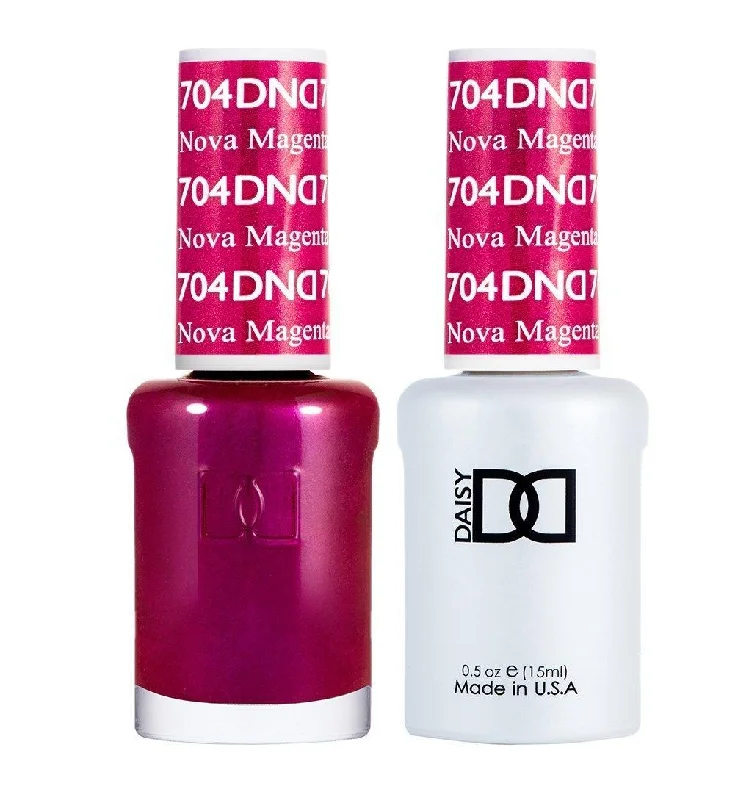 nail polish hammer drill-DND Gel Nail Polish Duo - 704 Nova Magenta