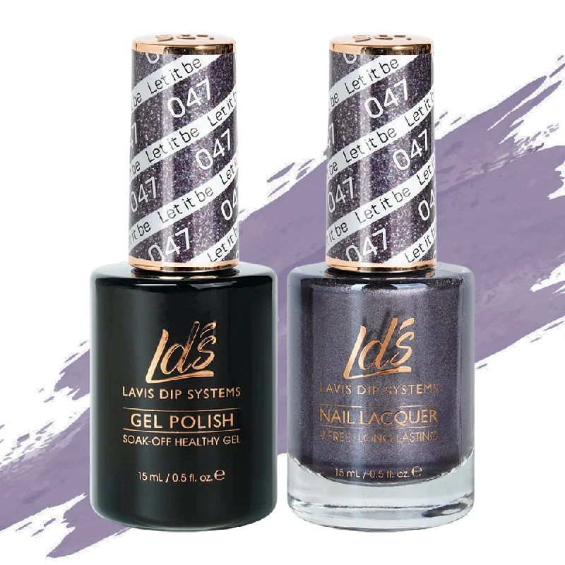 nail polish soot light-LDS Gel Nail Polish Duo - 047 Let It Be