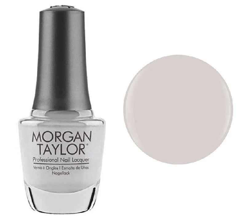 nail polish branch log-Morgan Taylor Lacquer Nail Polish - Cashmere Kind of Gal Light Gray Cre me - 15ML