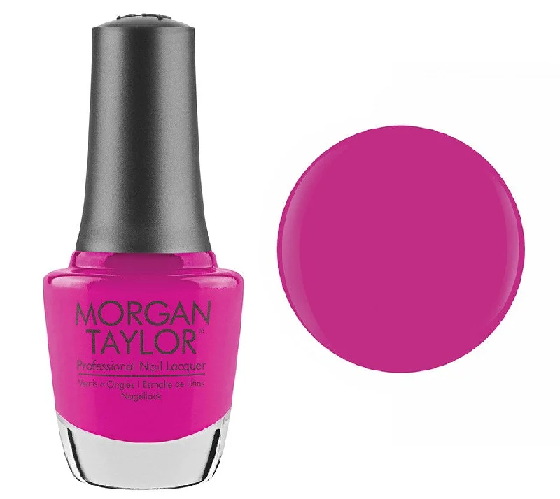 nail polish gate leaf-Morgan Taylor Lacquer Nail Polish - Woke Up This Way - Electric Fuchsia Creme - 15ML