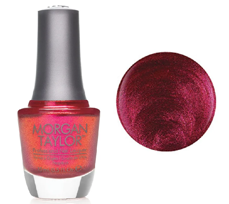 nail polish timber roof-Morgan Taylor Lacquer Nail Polish - Best Dressed - Cranberry Metallic - 15ML