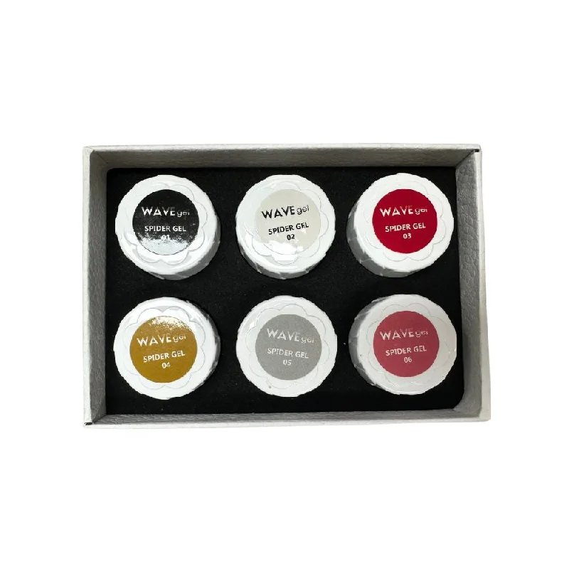 nail polish pigment brush-Spider Gel Kit 6pcs