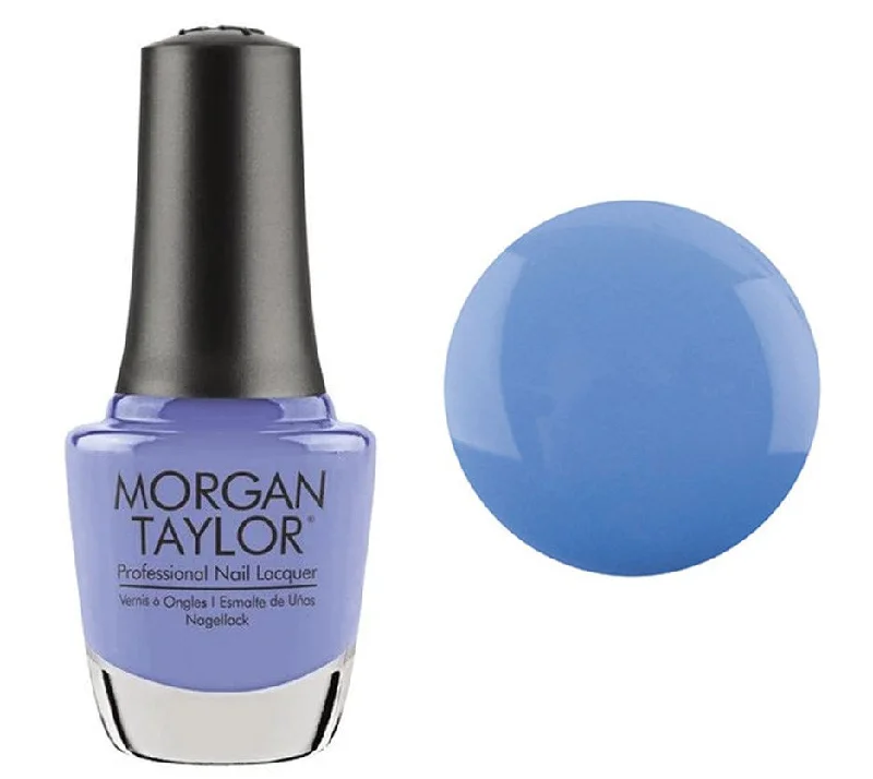 nail polish light noon-Morgan Taylor Lacquer Nail Polish - Take Me To Your Tribe - Light Blue Creme - 15ML