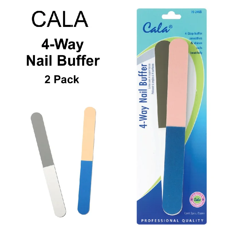 nail repair with evening primrose oil-Cala 4-Way Nail Buffer (70-246B)