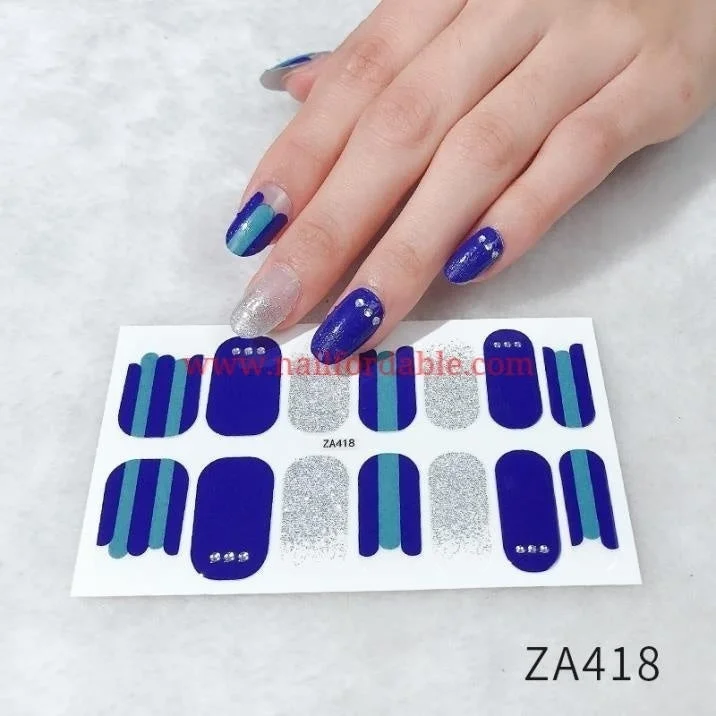 nail repair for nail repair enhancements-Blue fence