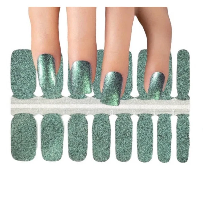 nail repair for nail repair strength advancements-Metallic Green