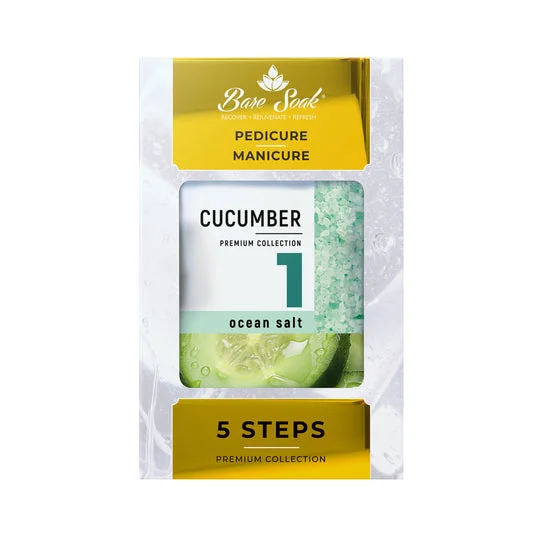 nail repair with corymbulosa oil-NuRevolution Bare Soak 5 Step Pedicure - Cucumber