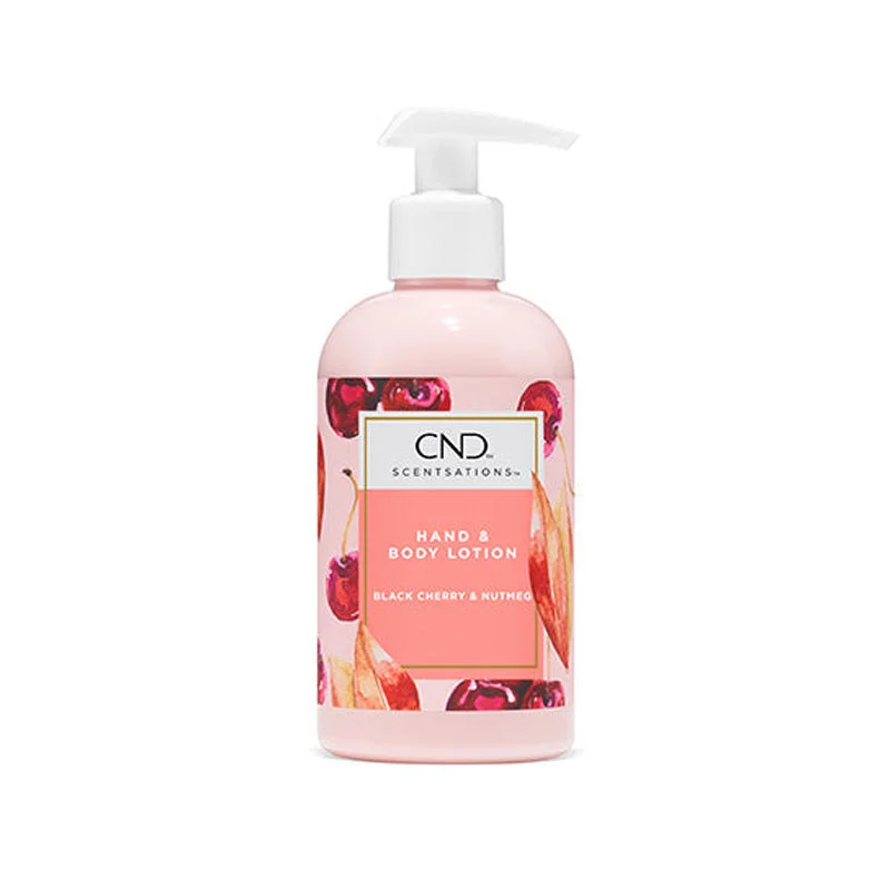 nail repair for nail repair durability hacks-CND Scentsations Lotion - Black Cherry & Nutmeg 8.3oz