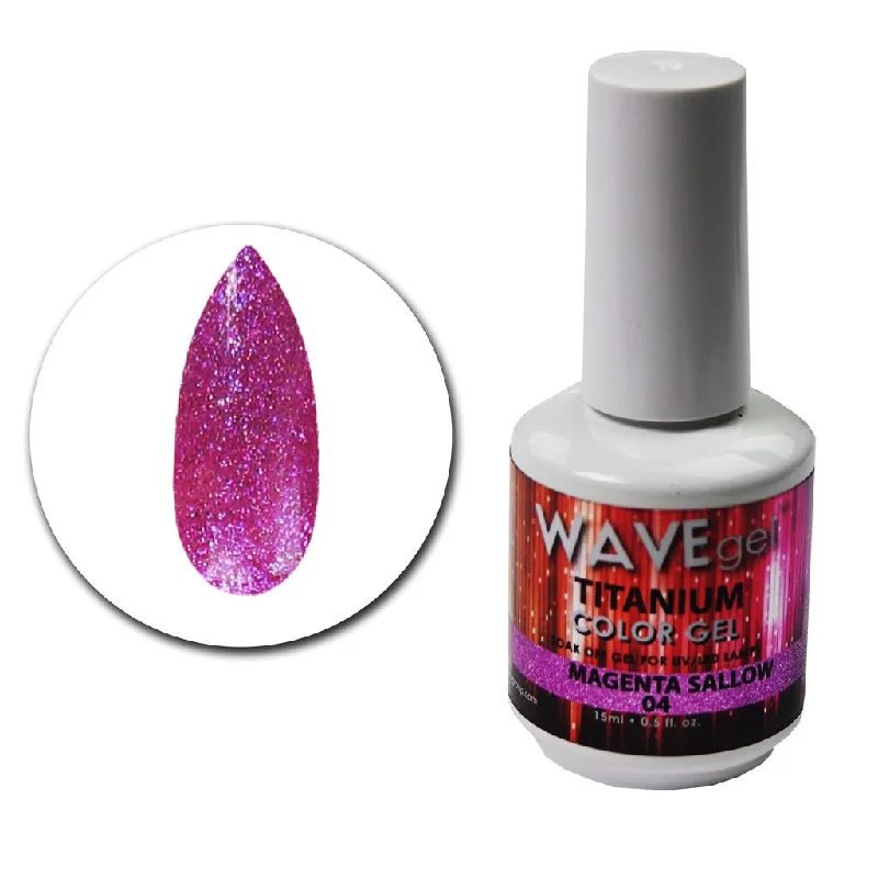 nail polish hail gale-Titanium Gel Polish - 04 Magenta Sallow