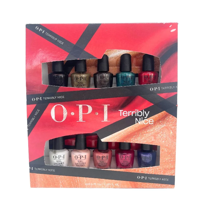 nail polish prairie inlet-Lacquer Set - OPI Holiday '23 Nail Lacquer 10pc Mini Pack (Iconics)