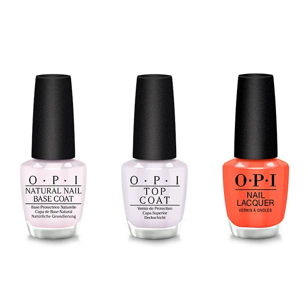 nail polish bay pier-OPI - Nail Lacquer Combo - Base, Top & Flex On The Beach