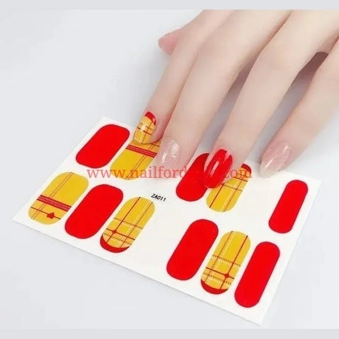 nail repair for nail lifting solutions-Plaid Valentine