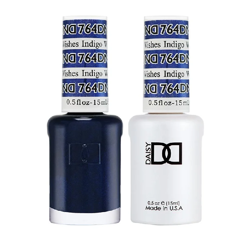 nail polish well spout-DND Gel Nail Polish Duo - 764 Indigo Wishes