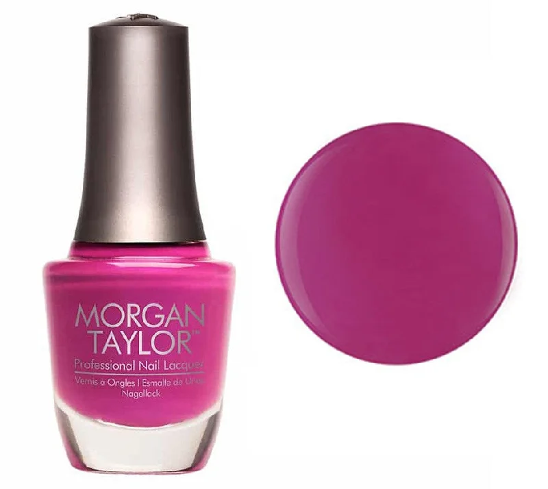 nail polish spout soap-Morgan Taylor Lacquer Nail Polish - Amour Color Please - Fuchsia Creme - 15ML