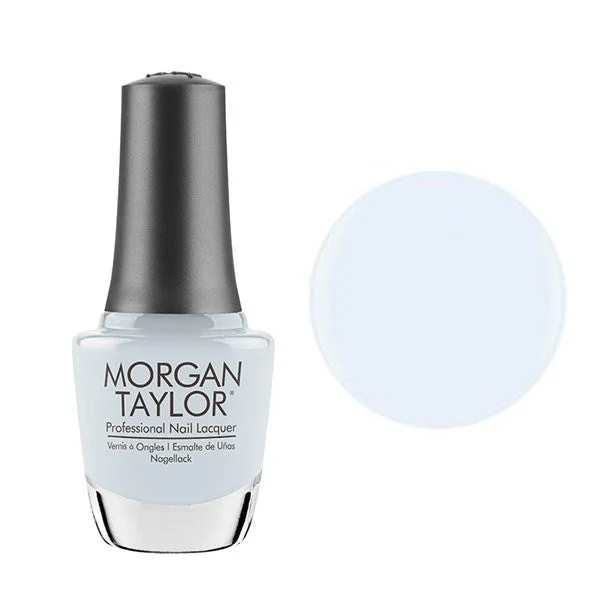 nail polish drizzle wind-Morgan Taylor Lacquer Nail Polish - Best Buds - Baby Blue Creme - 15ML