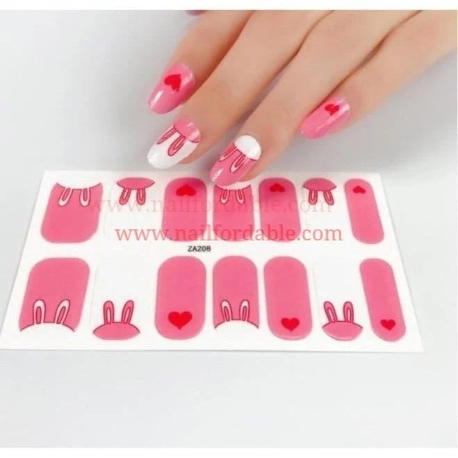 nail repair for nail repair advice-Pink bunny ears