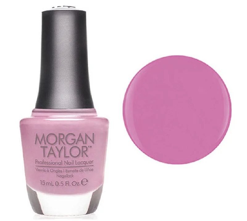 nail polish polish nail-Morgan Taylor Lacquer Nail Polish - Go Girl Bright Pink Cre me - 15ML