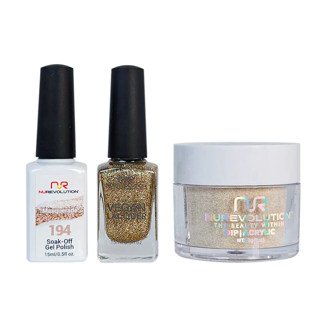 nail polish ruin ossuary-NuRevolution Trio set 194 Masquerade