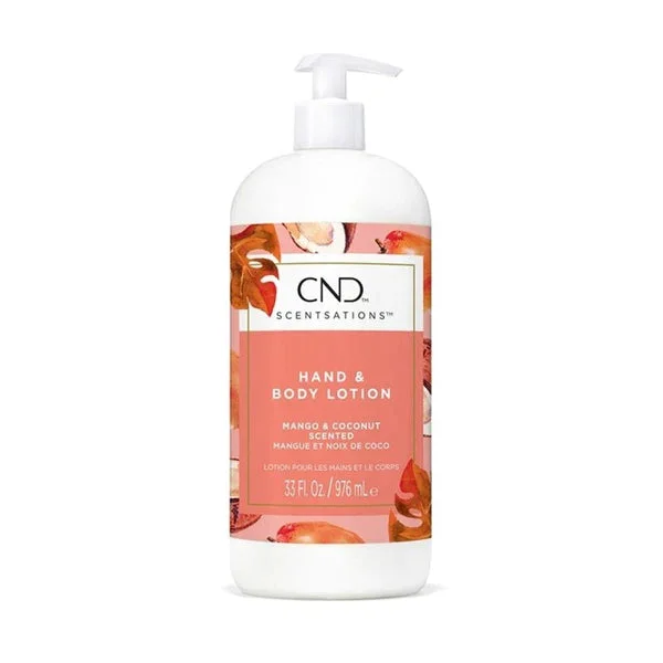 nail repair with coriander oil-CND Scentsations Lotion - Mango & Coconut 33oz