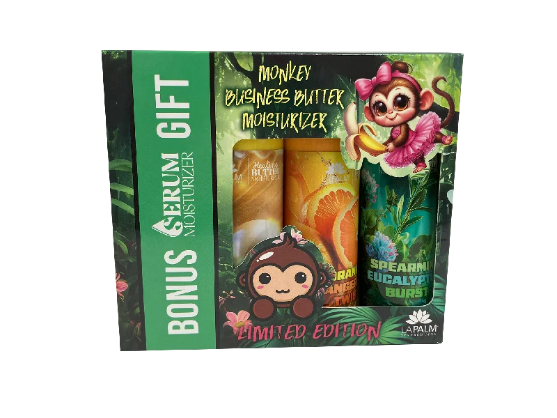 nail repair for nail repair beauty tricks-MONKEY BUSINESS - LAPALM HEALING BUTTER HOLIDAY SET-4 PCS/BOX