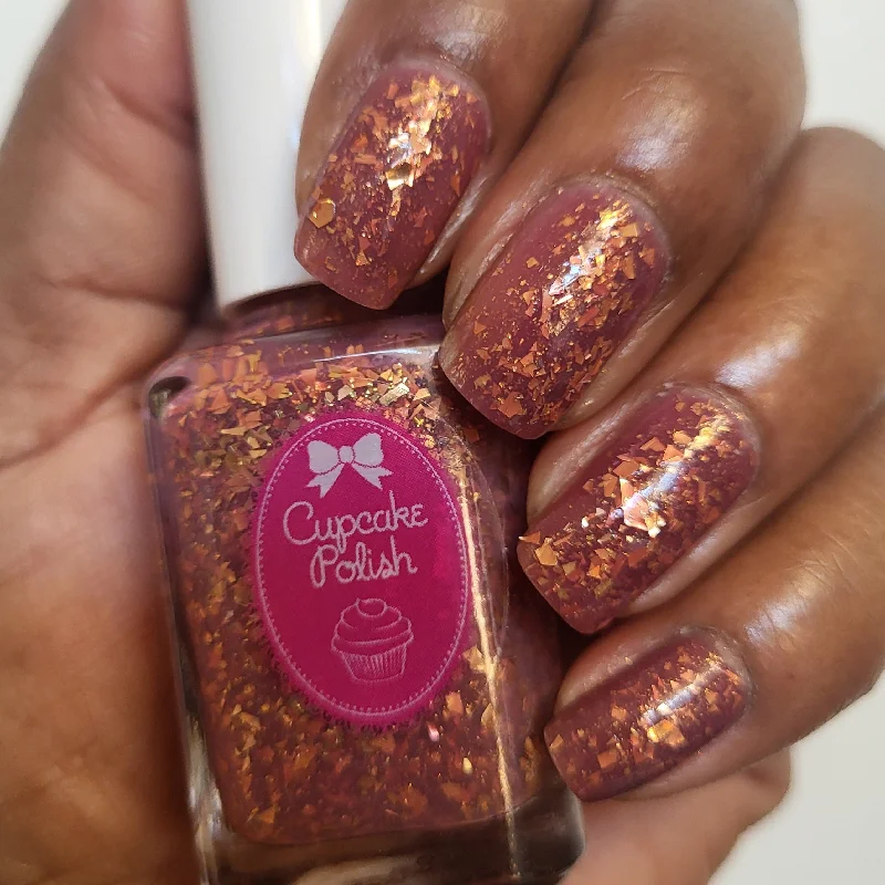 nail polish window frost-Rose Soiree