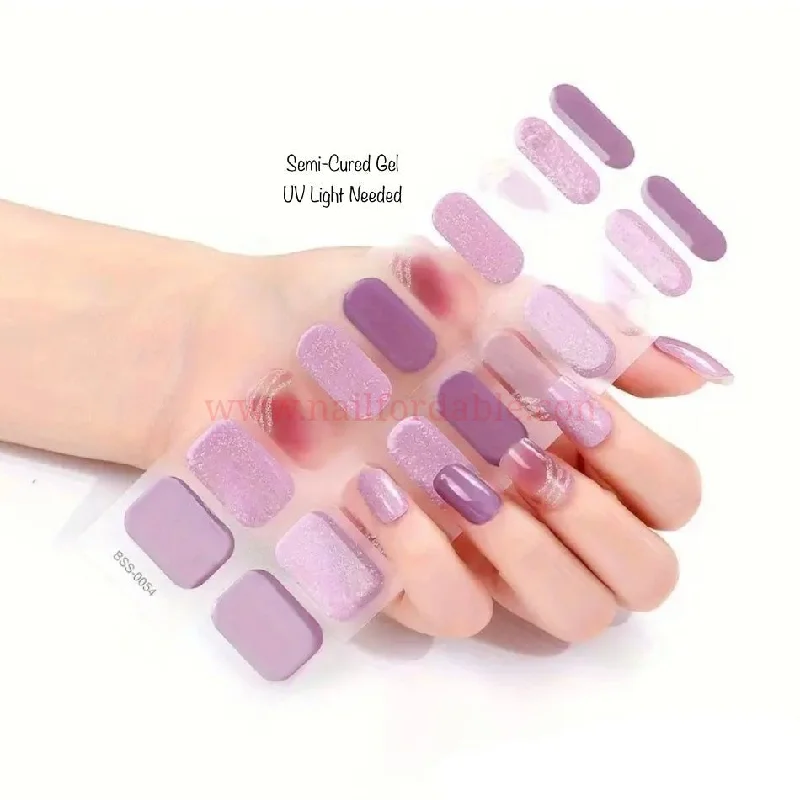 nail repair with neroli oil-Violet Art- Semi-Cured Gel Wraps (UV)