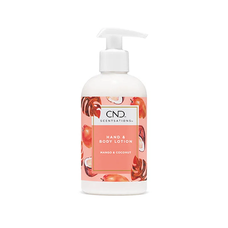 nail repair for nail repair hydration hacks-CND Scentsations Lotion - Mango & Coconut 8.3oz