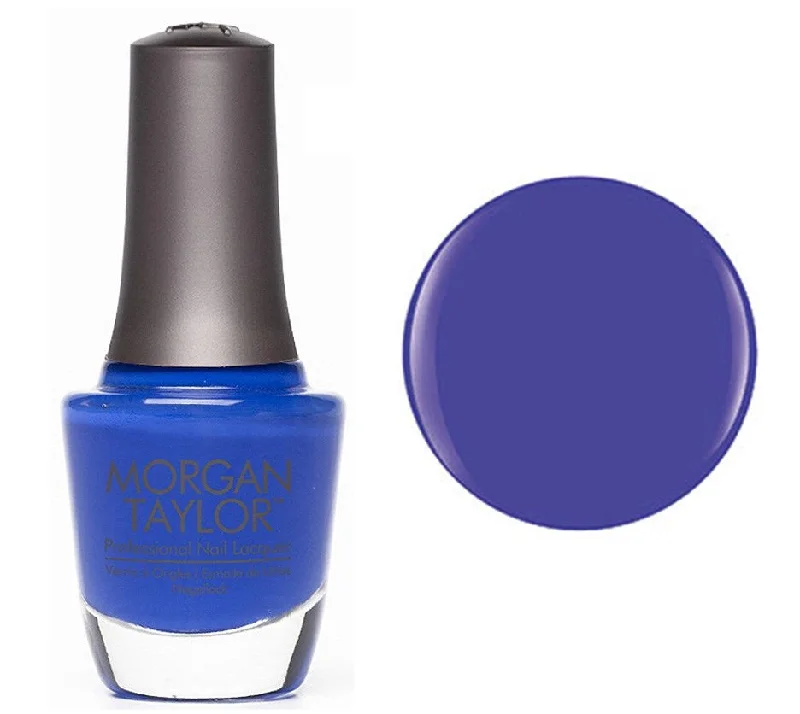 nail polish attic gate-Morgan Taylor Lacquer Nail Polish - Making Waves - Bright Blue Creme - 15ML