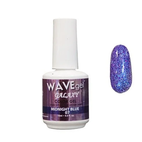 nail polish storm shade-Galaxy Gel Polish - 07 Midnight Blue