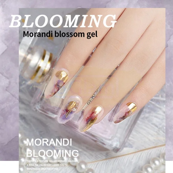 nail polish dust chisel-Morandi Blossom Marble Ink - Available in 12 colors