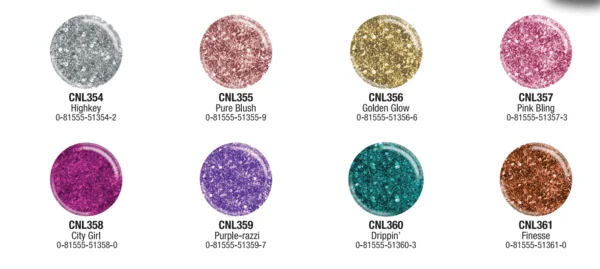 nail polish thunder tone-LA Colors Glitter Vibes Nail Polish (3PC)