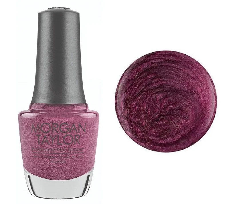 nail polish bush trunk-Morgan Taylor Lacquer Nail Polish - Samurai - Medium Purple Metallic - 15ML