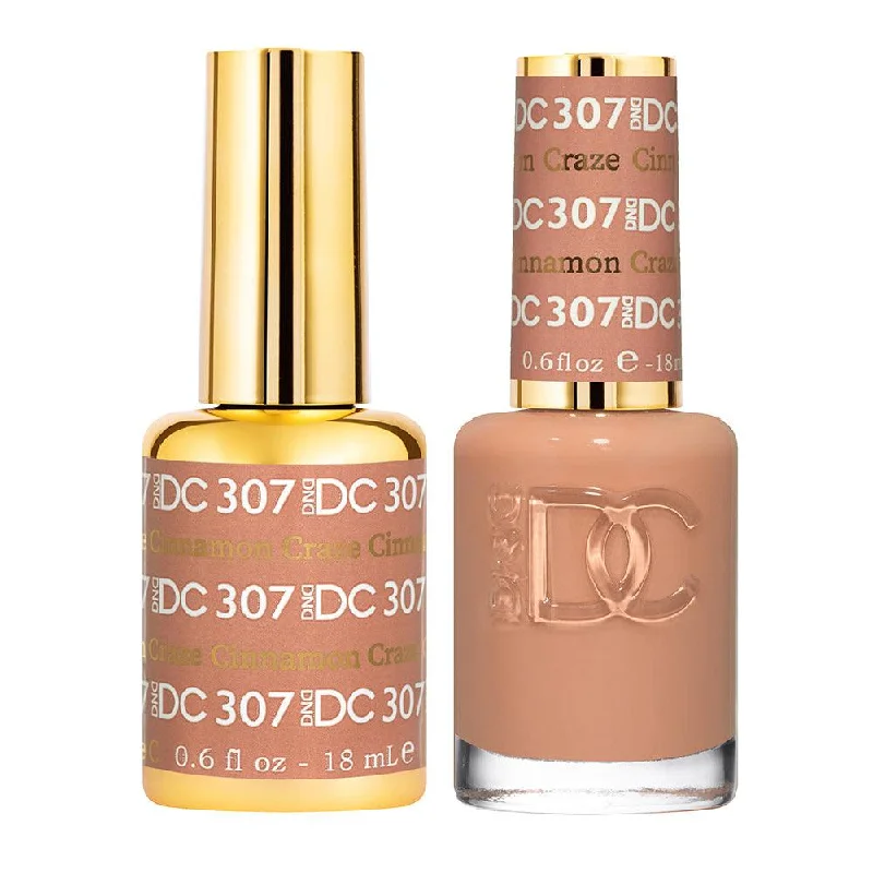 nail polish attic gate-DND DC Gel Nail Polish Duo - 307 Cinnamon Craze