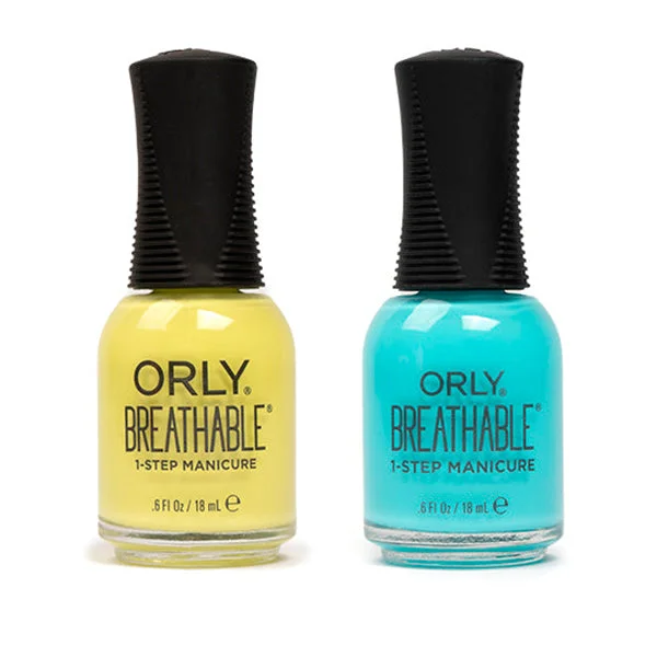 nail polish fruit grove-Orly - Breathable Combo - Sour Time To Shine & Give It a Swirl