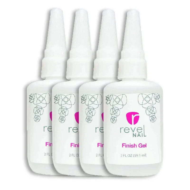 nail repair with villosa rose oil-Pro Pack | 2 oz Finish Gel Refill Bottle (4 count)