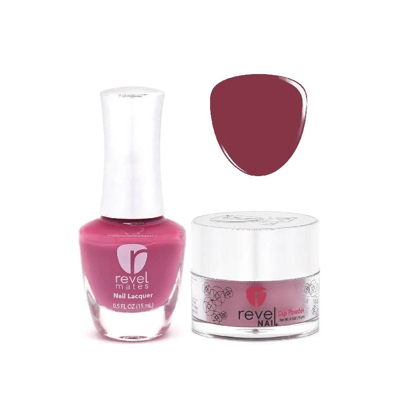 nail repair with ho wood oil-D340 Truth Mauve Crème Nail Polish + Dip Powder Set