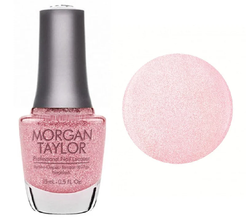 nail polish board chimney-Morgan Taylor Lacquer Nail Polish - Ambience Sheer Pink Silver Frost - 15ML