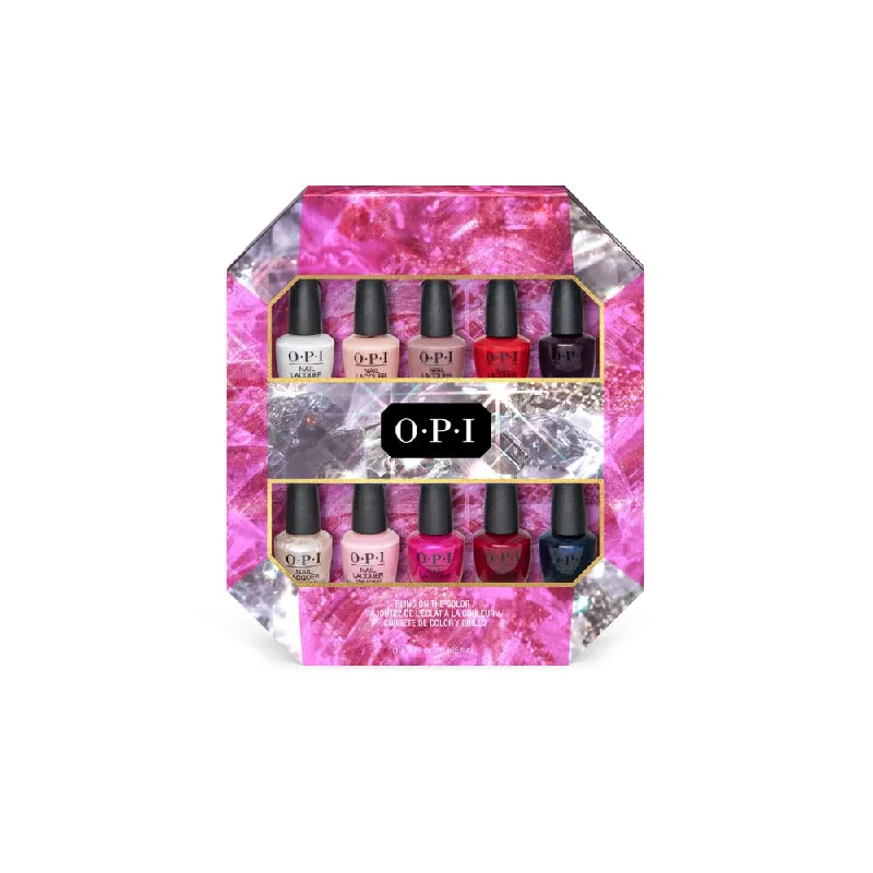 nail polish straw cabin-OPI - Nail Lacquer - Holiday '22 Mini Iconics 10pc Pack