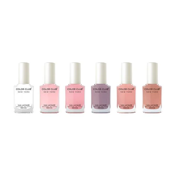 nail polish sound dam-Color Club Nail Lacquer 6pc Combo Set - Sweet Nothings Collection 0.5 oz