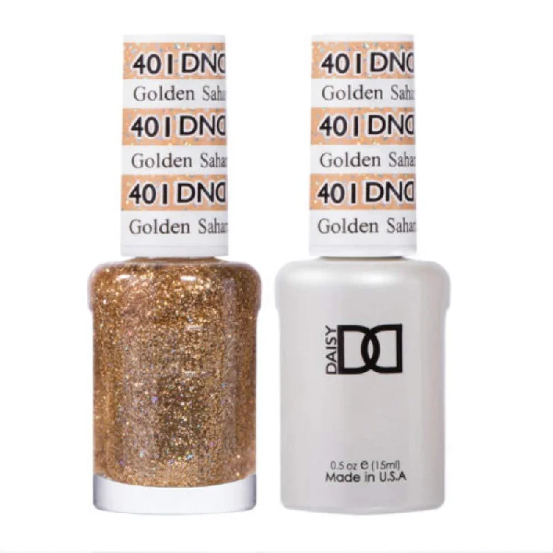 nail polish waterfall reservoir-DND Gel Nail Polish Duo - 401 Gold Golden Sahara Star