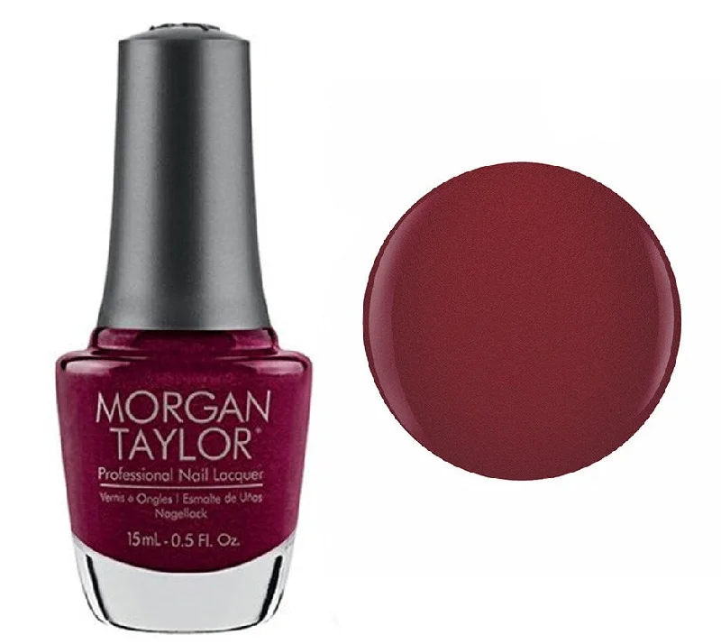 nail polish fence twig-Morgan Taylor Lacquer Nail Polish - A Tale of Two Nails - Red Pearl - 15ML