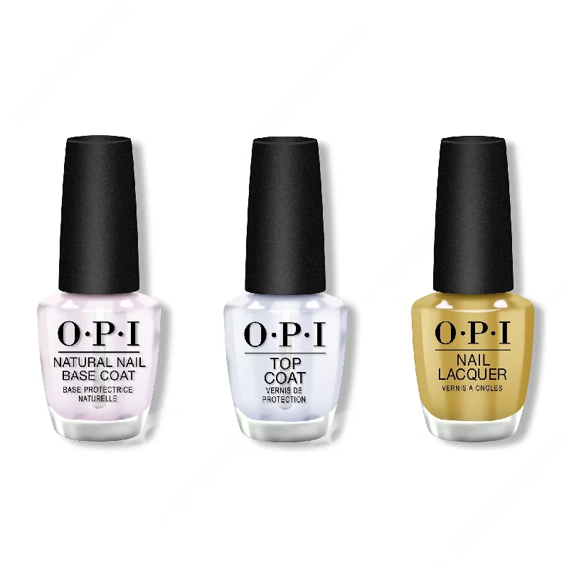 nail polish vine bog-OPI - Nail Lacquer Combo - Base, Top & Ochre To The Moon