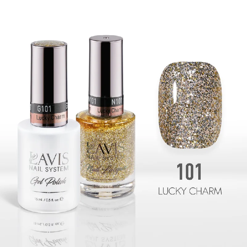 nail polish tone canvas-Lavis Gel Nail Polish Duo - 101 Lucky Charm