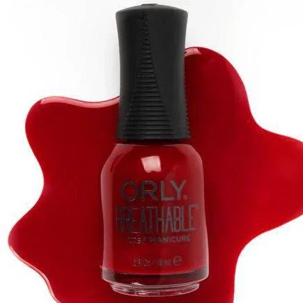 nail polish insignia ledger-ORLY Breathable One In Vermillion