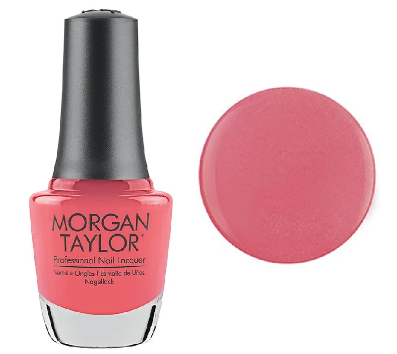 nail polish reservoir gutter-Morgan Taylor Lacquer Nail Polish - Cancan We Dance? - Light Pink Pearl - 15ML