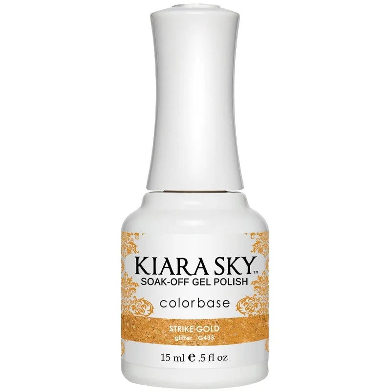 nail polish window frost-Gel Polish - G433 Strike Gold