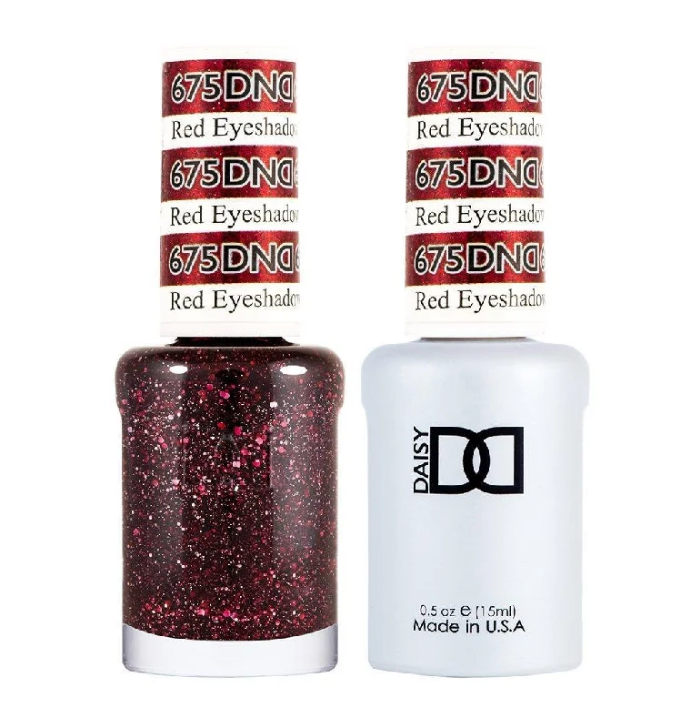 nail polish spring pool-DND Gel Nail Polish Duo - 675 Red Eyeshadow